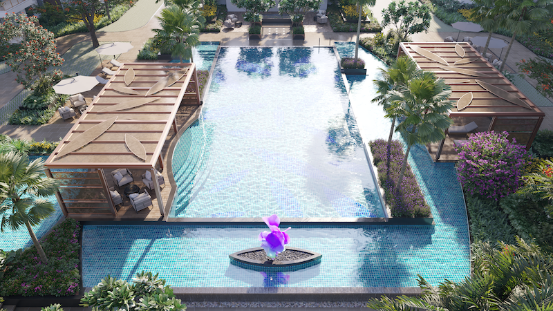 Pool pavilion